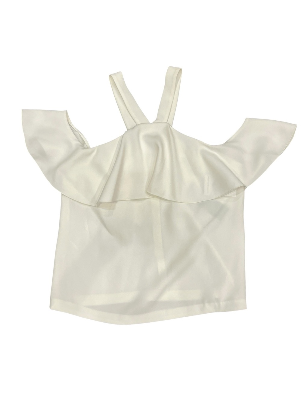NWT Rachel Zoe | Ecru Strappy Zip Top 8 $295 MSRP